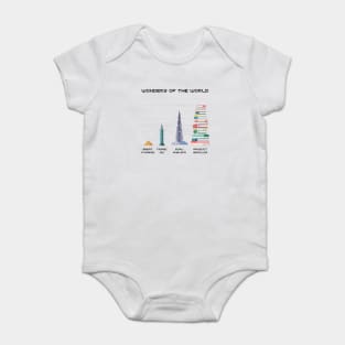 Product Backlog : a wonder of the world Baby Bodysuit